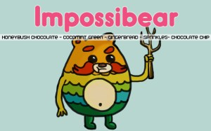Impossibear, digital tea label