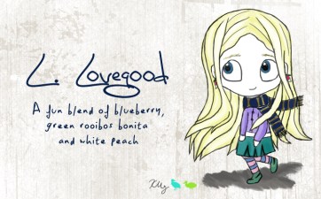 L. Lovegood, digital tea label